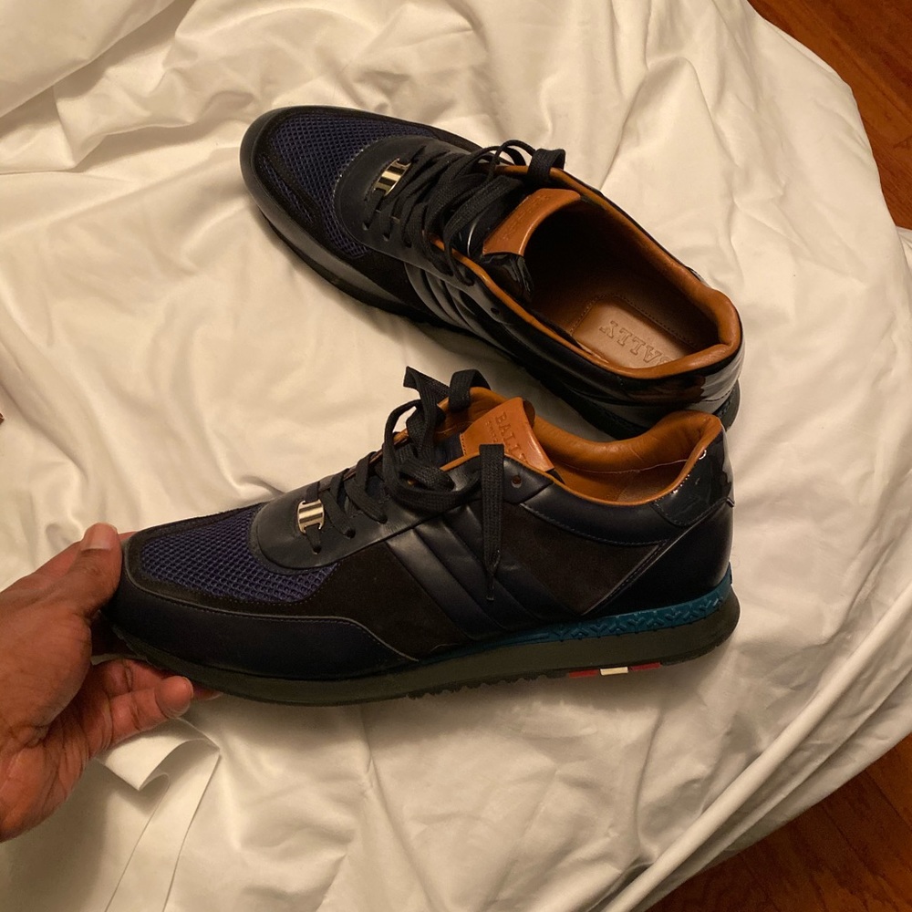 Bally Blue Sneakers